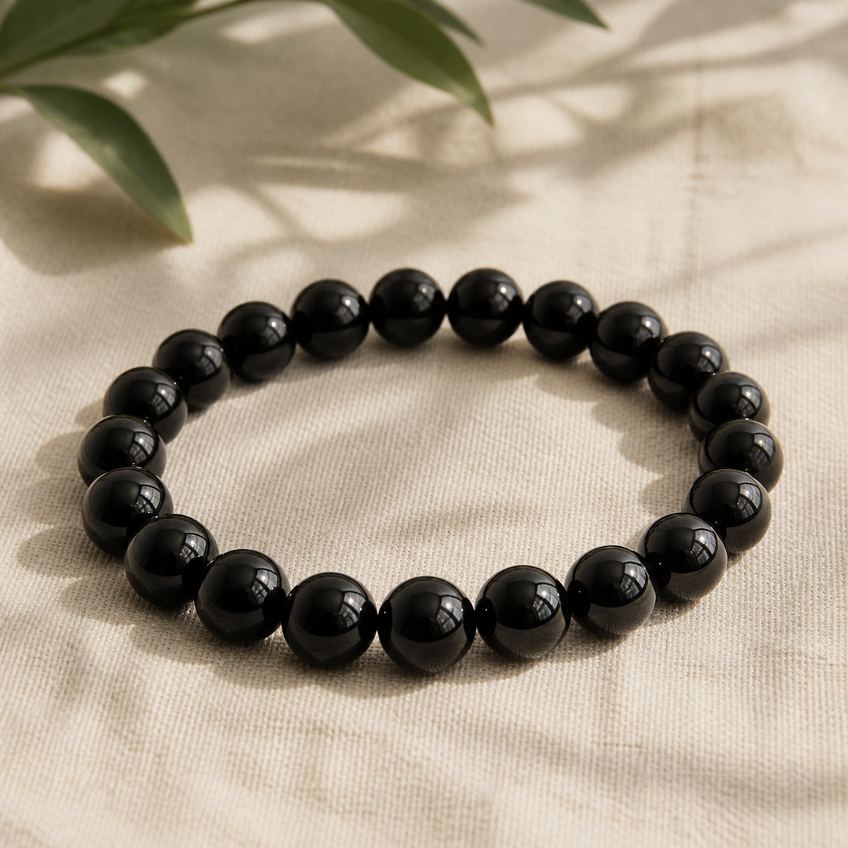 Gelang Obsidian 6–12mm